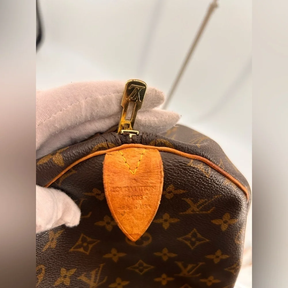 Louis Vuitton Vintage Boston Bag Carryall 45 Monogram SD0926 tote Classic